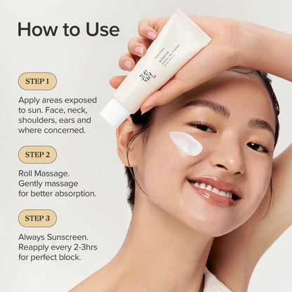 🌾Relief Sun – Rice Probiotic SPF50 PA++++, Korean Sunscreen, Lightweight & Non-Greasy (1.7oz)
