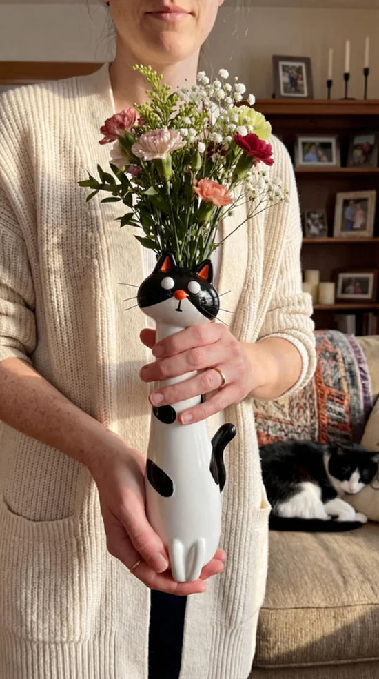 Quirky Cat Vase