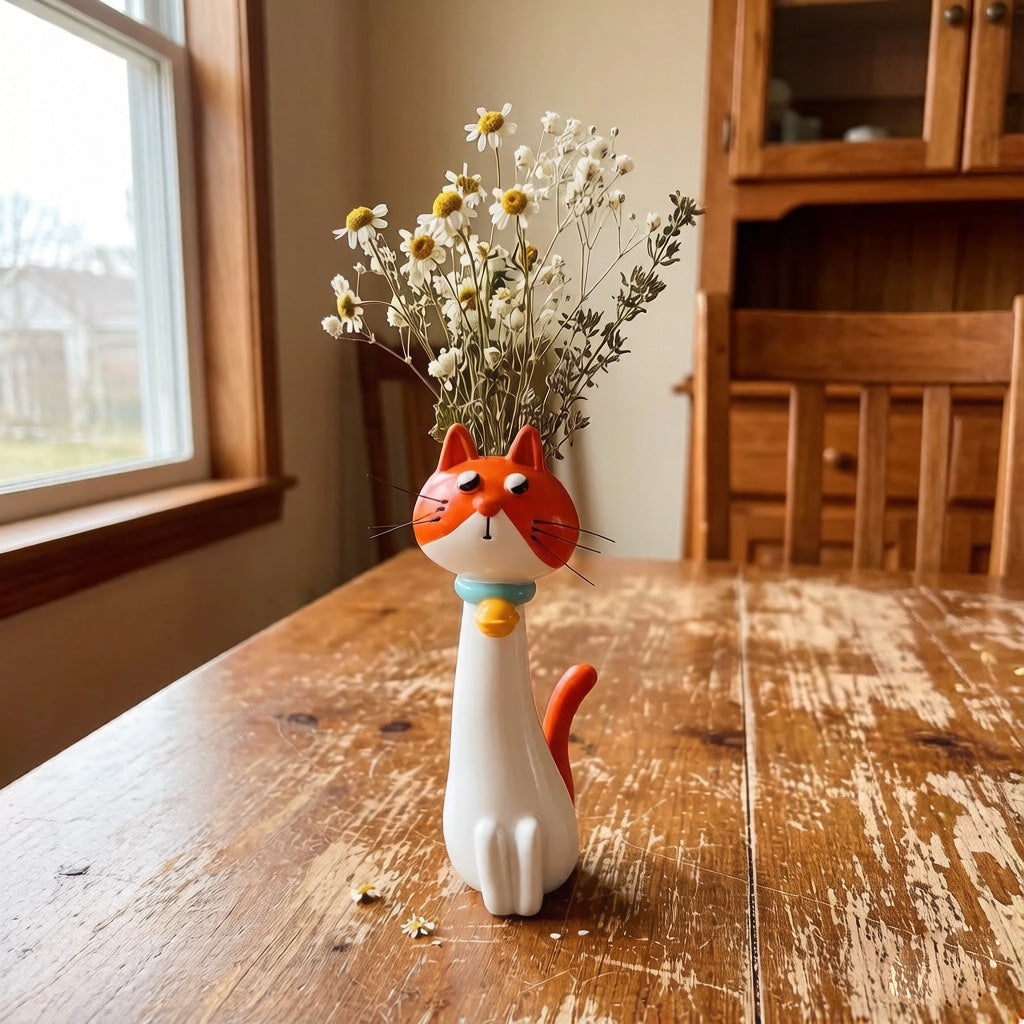 Quirky Cat Vase