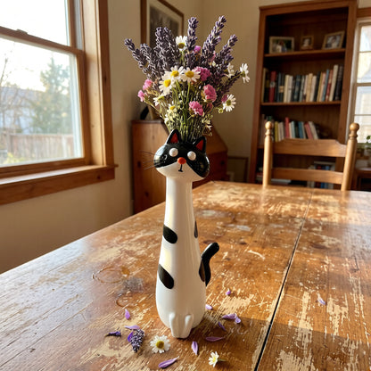 Quirky Cat Vase