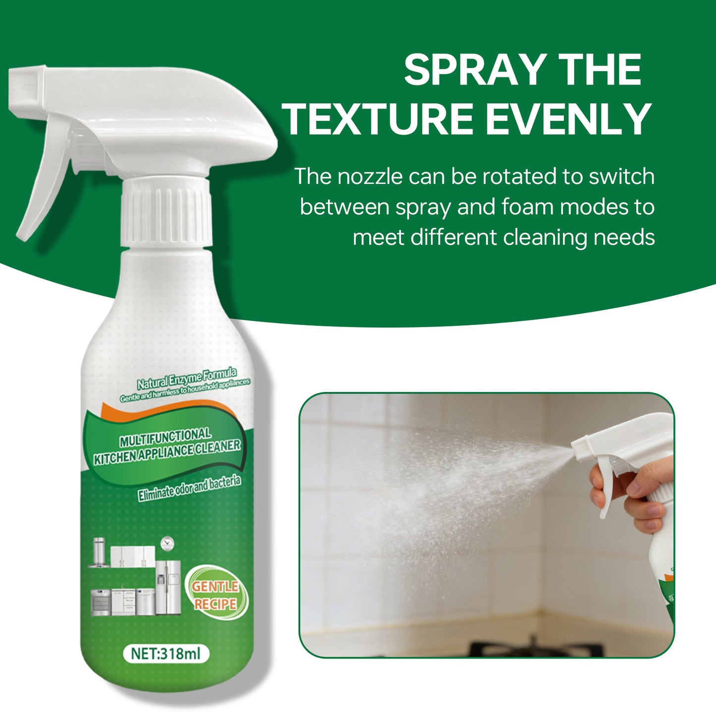 🍃Natural Enzyme Formula Liquid Cleaner Gentle for Household Appliances✨