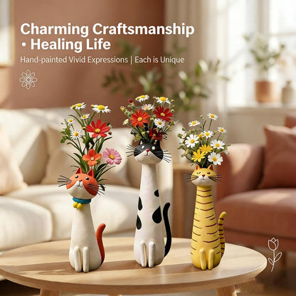 Quirky Cat Vase
