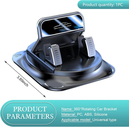🚗 360° Dashboard Phone Holder