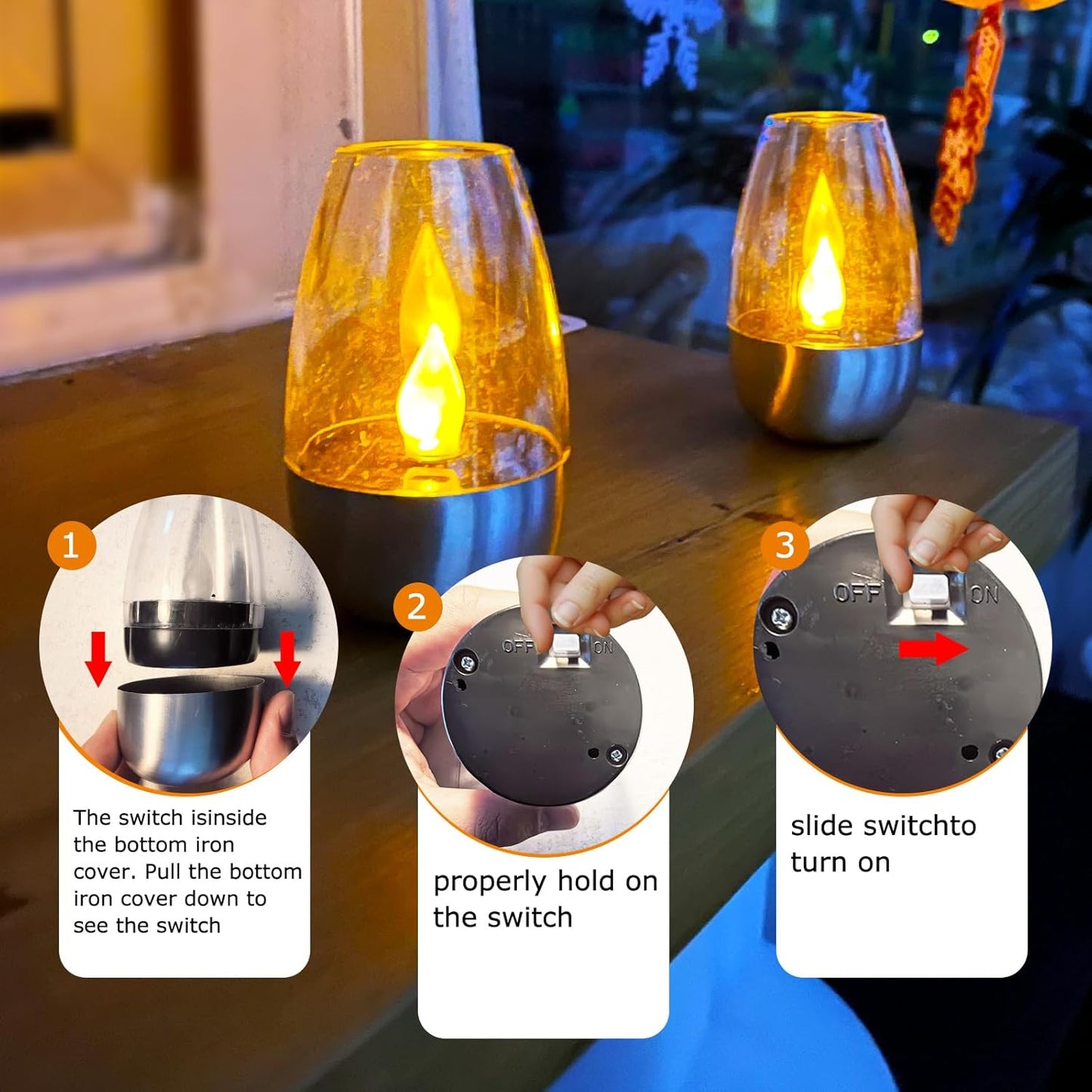 Solar LED Tea Lights - IP65 Waterproof & Dusk-to-Dawn Sensor for Outdoor Decor