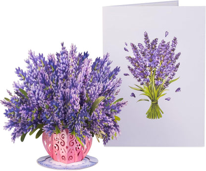 3D Cherry Blossom Flower Bouquet Pop Up Card