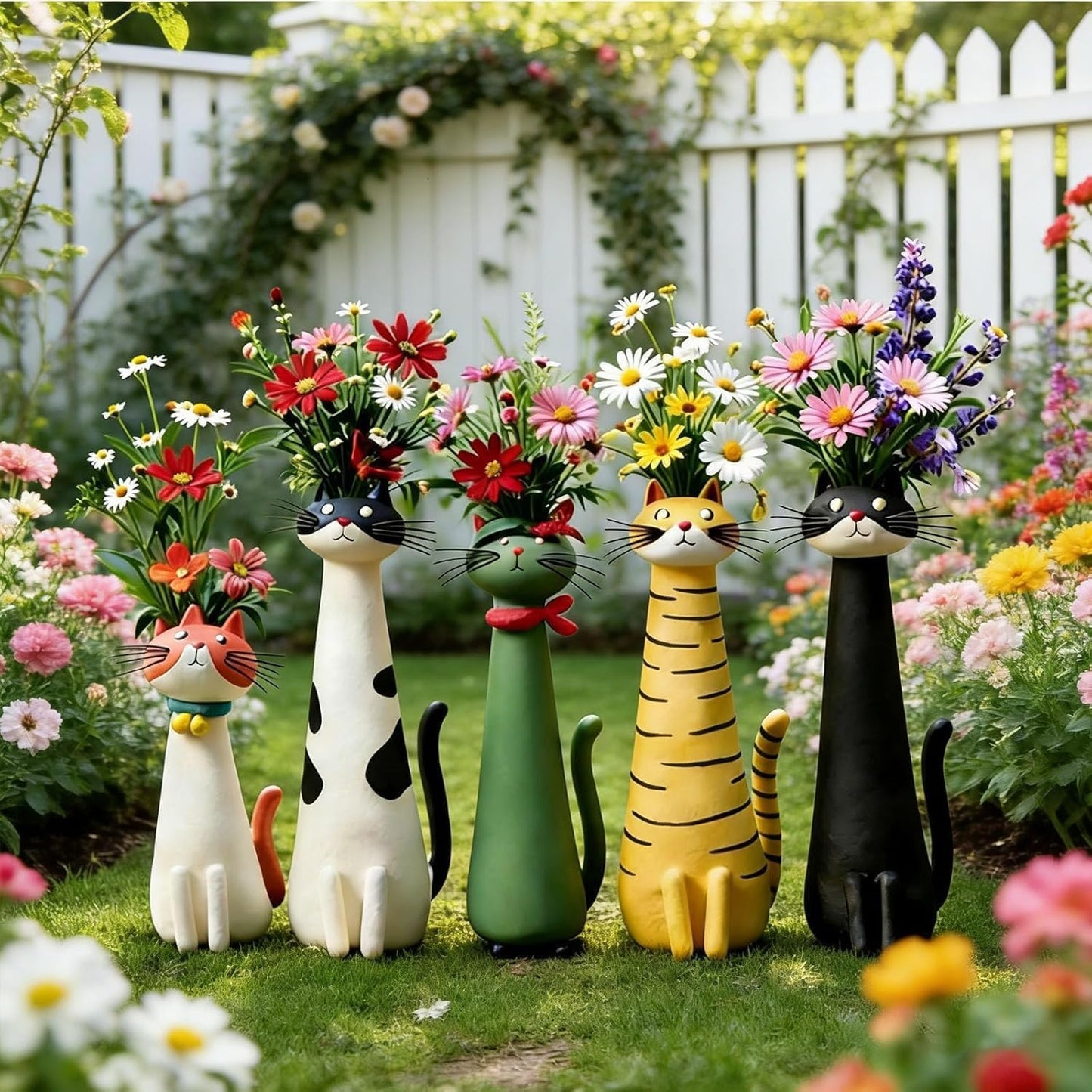 Quirky Cat Vase