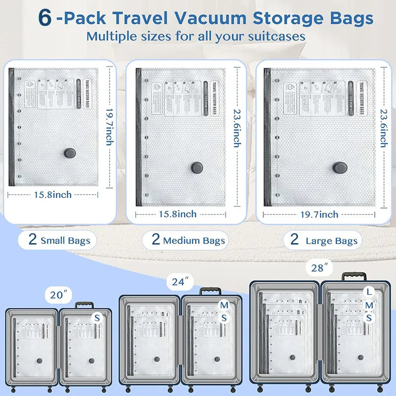 🔥Rechargeable Pump + Bags,6 (2S+2M+2L)