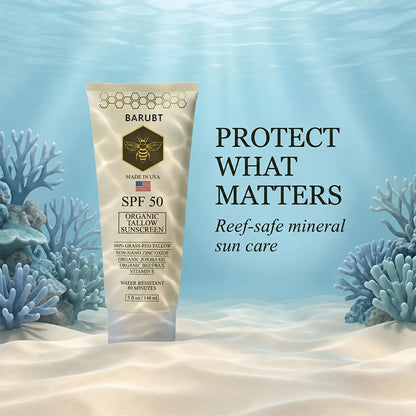 Organic Tallow Mineral Sunscreen - 50 SPF