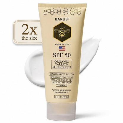 Organic Tallow Mineral Sunscreen - 50 SPF