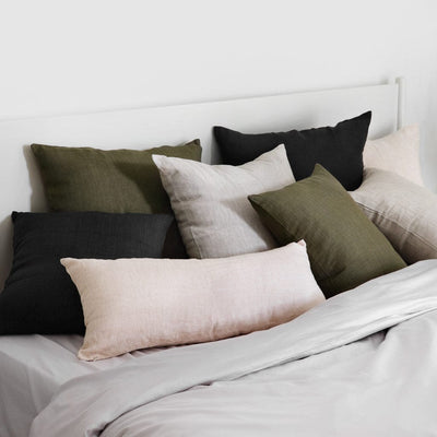 Prisha Linen Lumbar Pillow