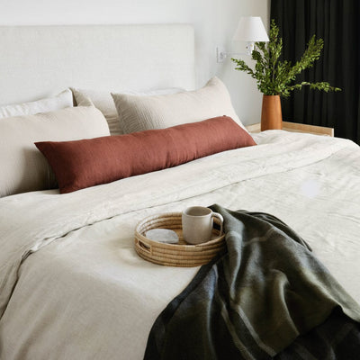 Prisha Linen Lumbar Pillow