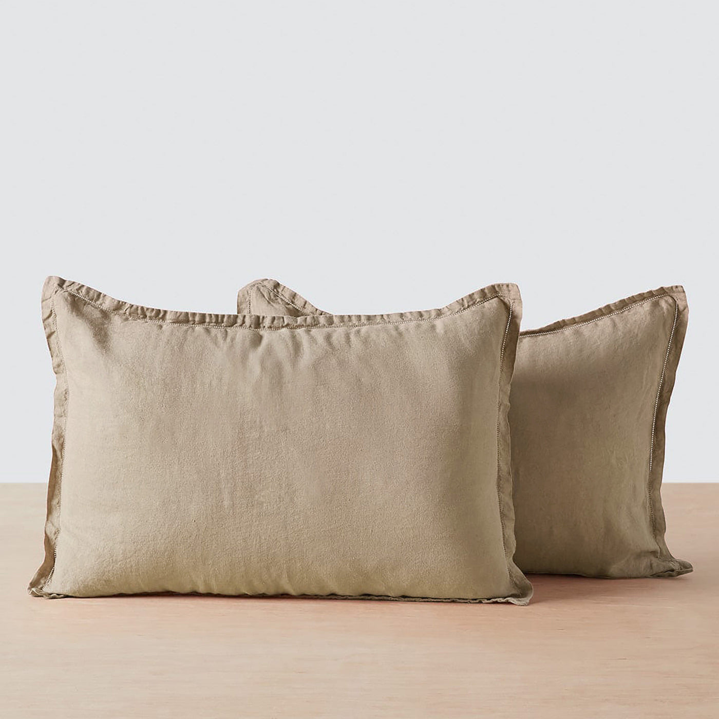 Stonewashed Linen Shams