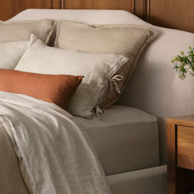 Stonewashed Linen Euro Shams