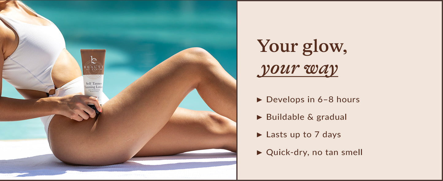 Earthy Self Tanner Tanning Lotion