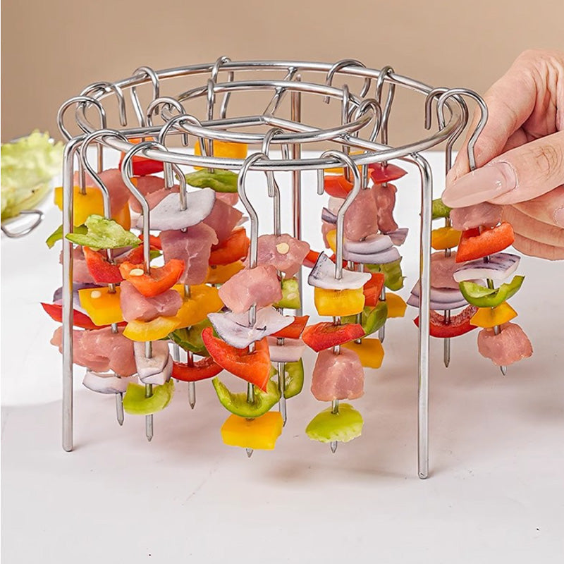 Stand + 12 Skewers|Free anti-scalding gloves